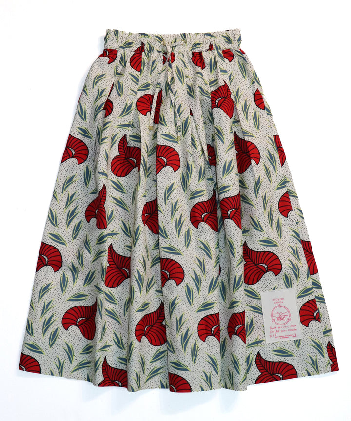 Africa Tuck Flare Skirt