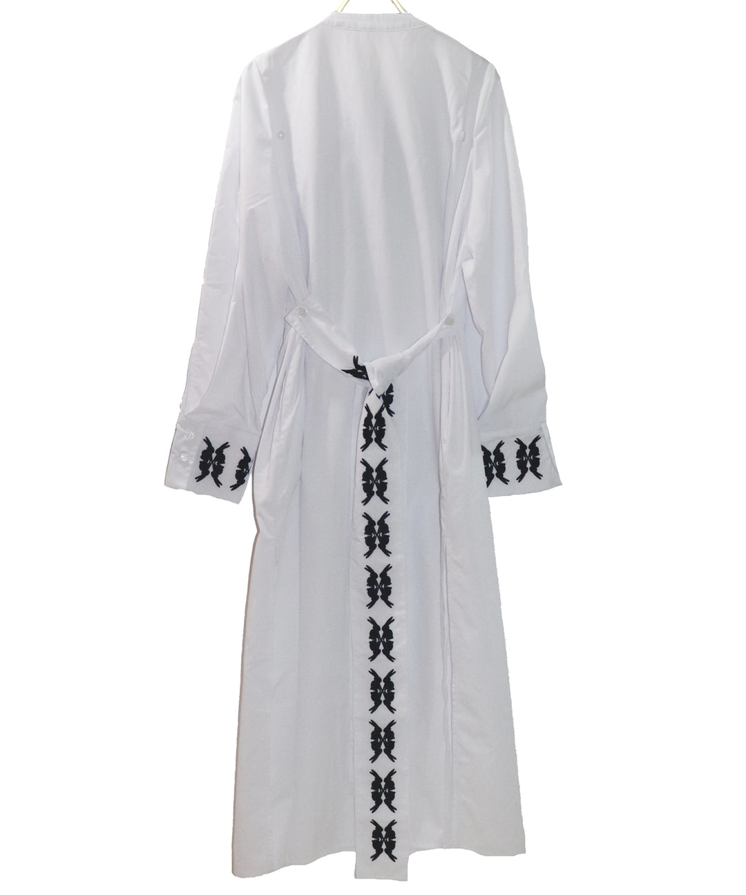 lucky charm motif ribbon dress
