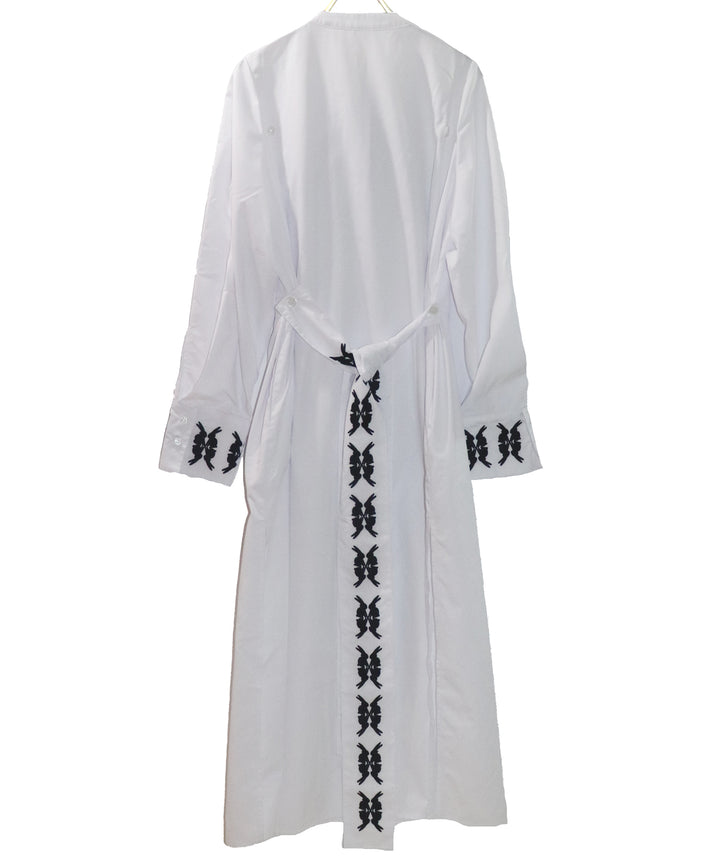 lucky charm motif ribbon dress