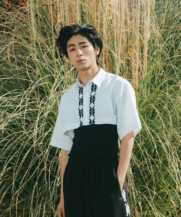 lucky charm motif multiway shirt