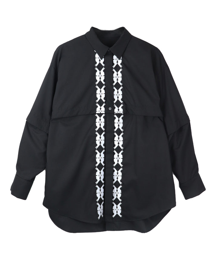 lucky charm motif multiway shirt