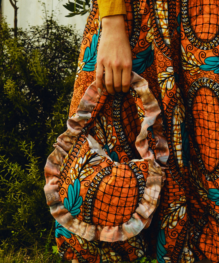 Africa frill mini Bag