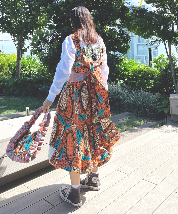 Africa frill mini Bag