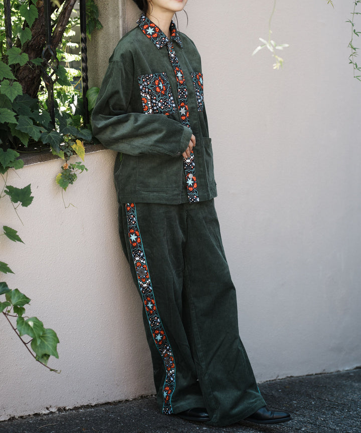CORDUROY SIDE LINE PANTS