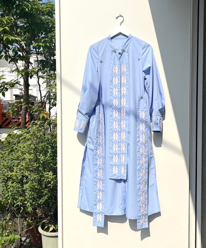 lucky charm motif ribbon dress