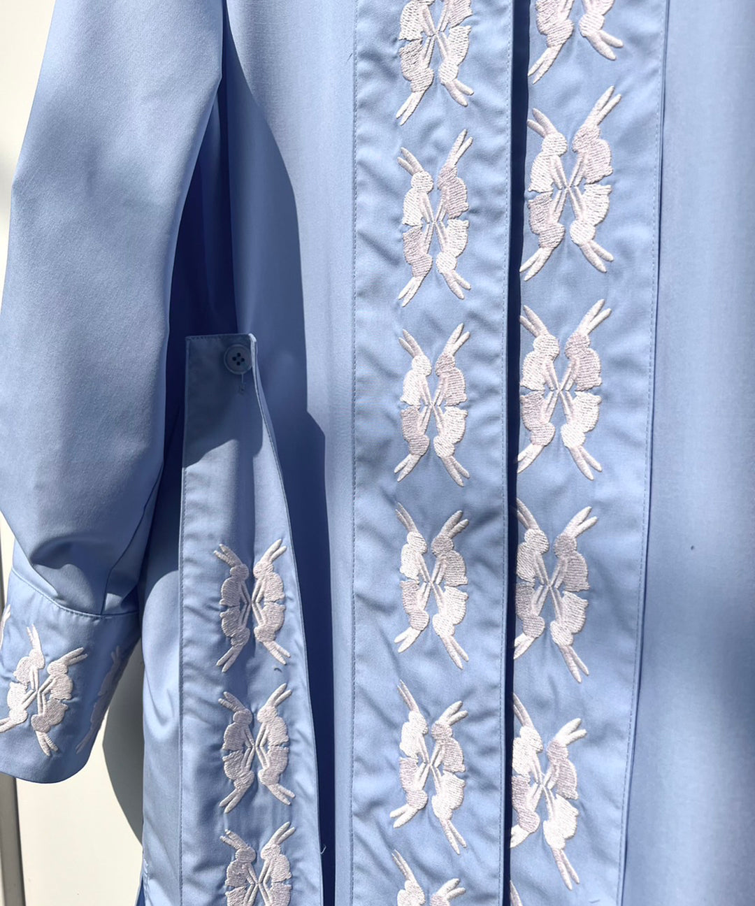 lucky charm motif ribbon dress