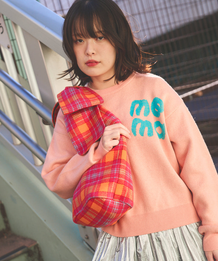 STICKER LOGO KNIT PULLOVER