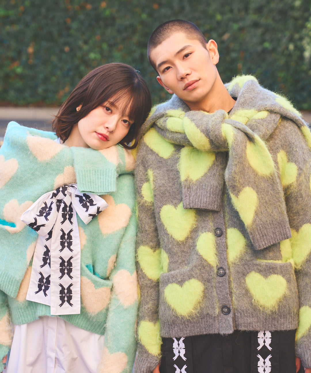 LOVE BOMB BRUSHED KINT CARDIGAN