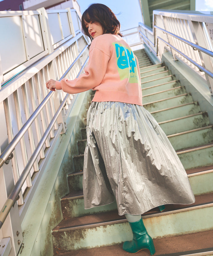 STICKER LOGO KNIT PULLOVER