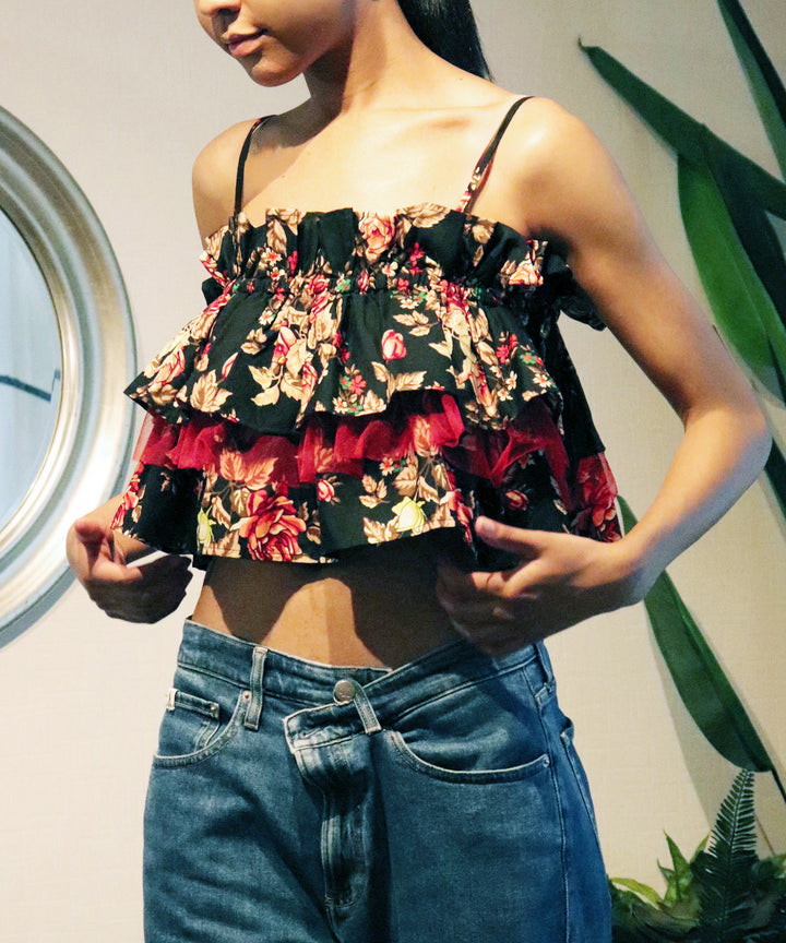 Vorume frill multiway cami Bustier