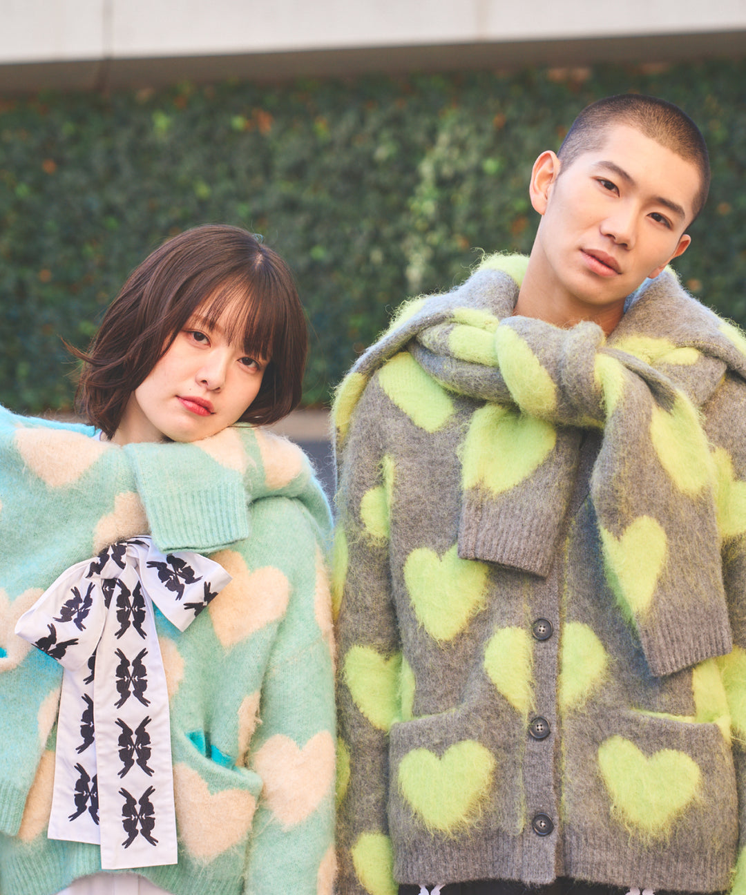LOVE BOMB BRUSHED KINT CARDIGAN