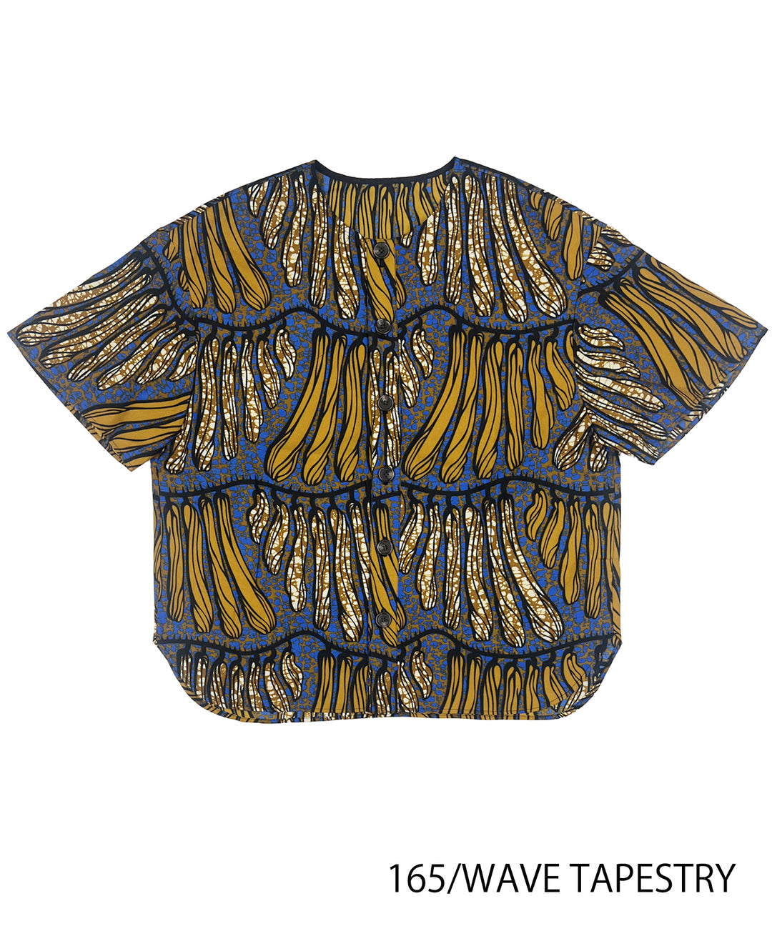 Africa collarless half sleeve shirt - LONG