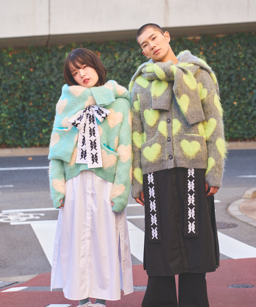 LOVE BOMB BRUSHED KINT CARDIGAN