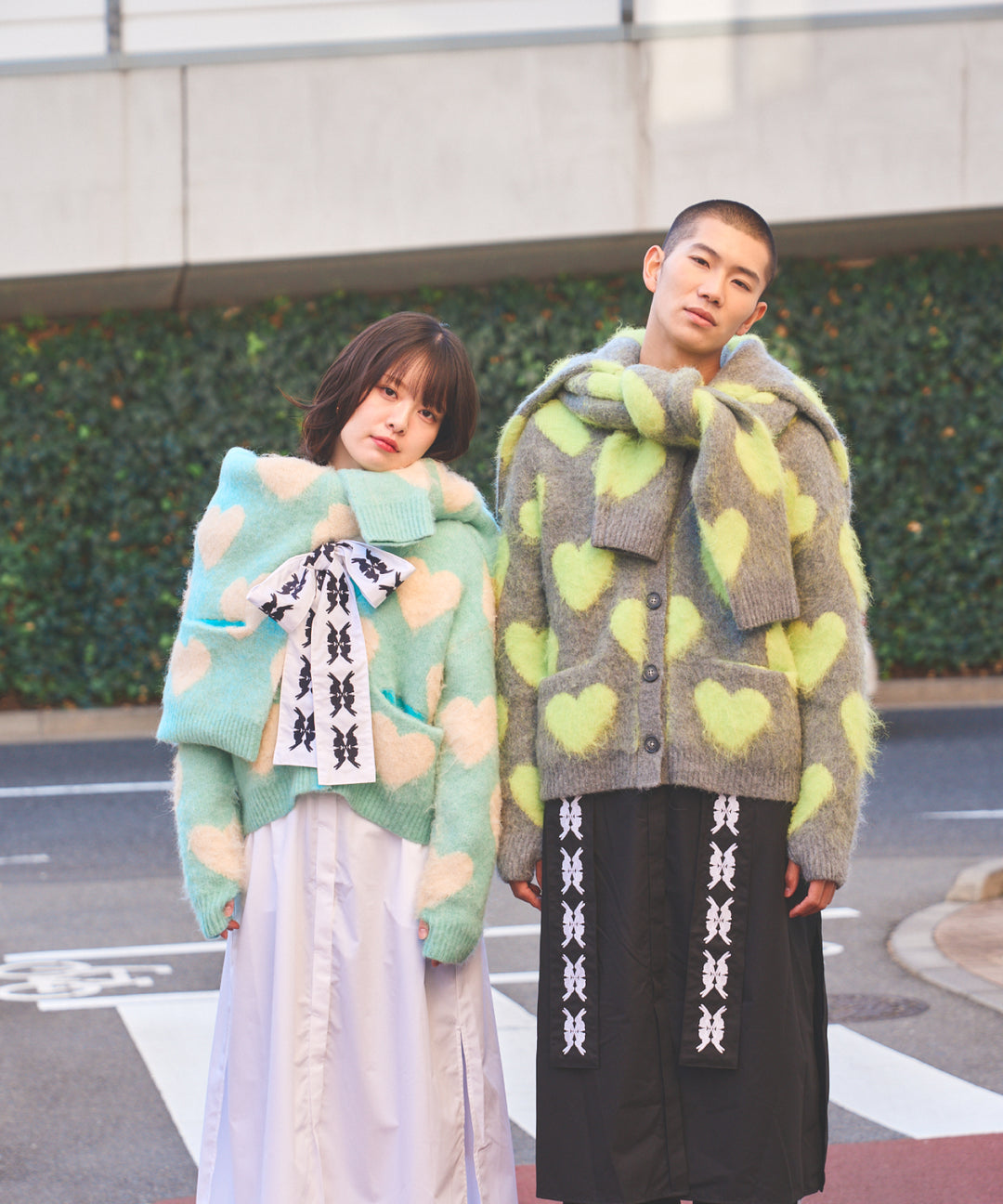 LOVE BOMB BRUSHED KINT CARDIGAN