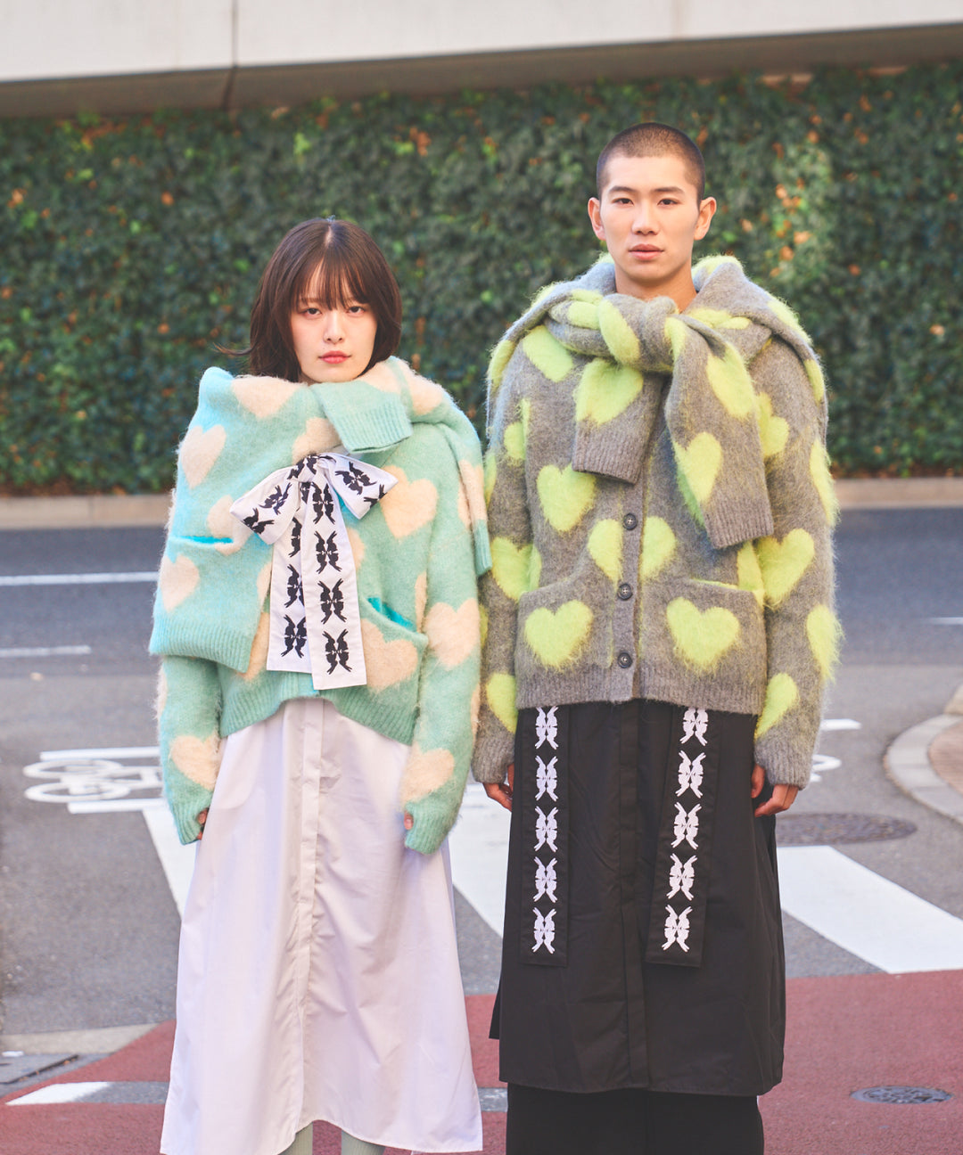 LOVE BOMB BRUSHED KINT CARDIGAN