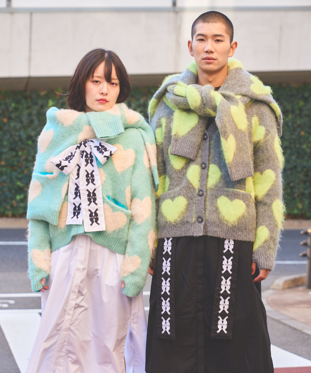 LOVE BOMB BRUSHED KINT CARDIGAN