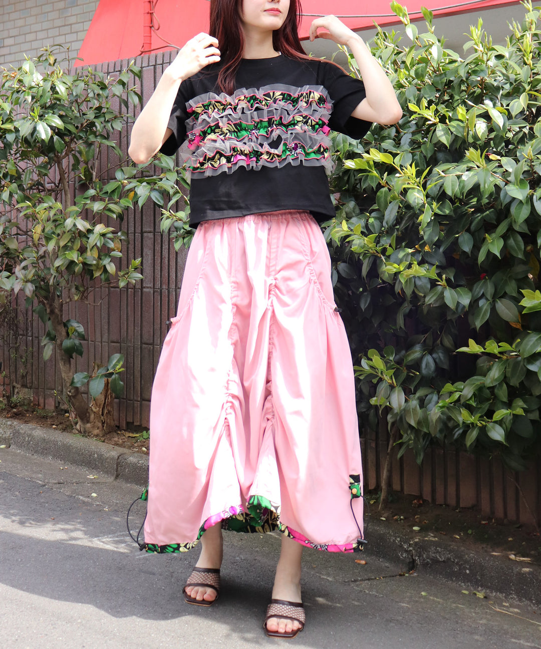 AFRICA REVERSIBLE DREWSTRING SKIRT