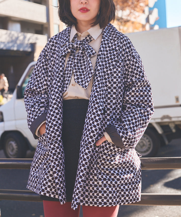 AFRICA PEAKED LAPEL DOUBLE JACKET