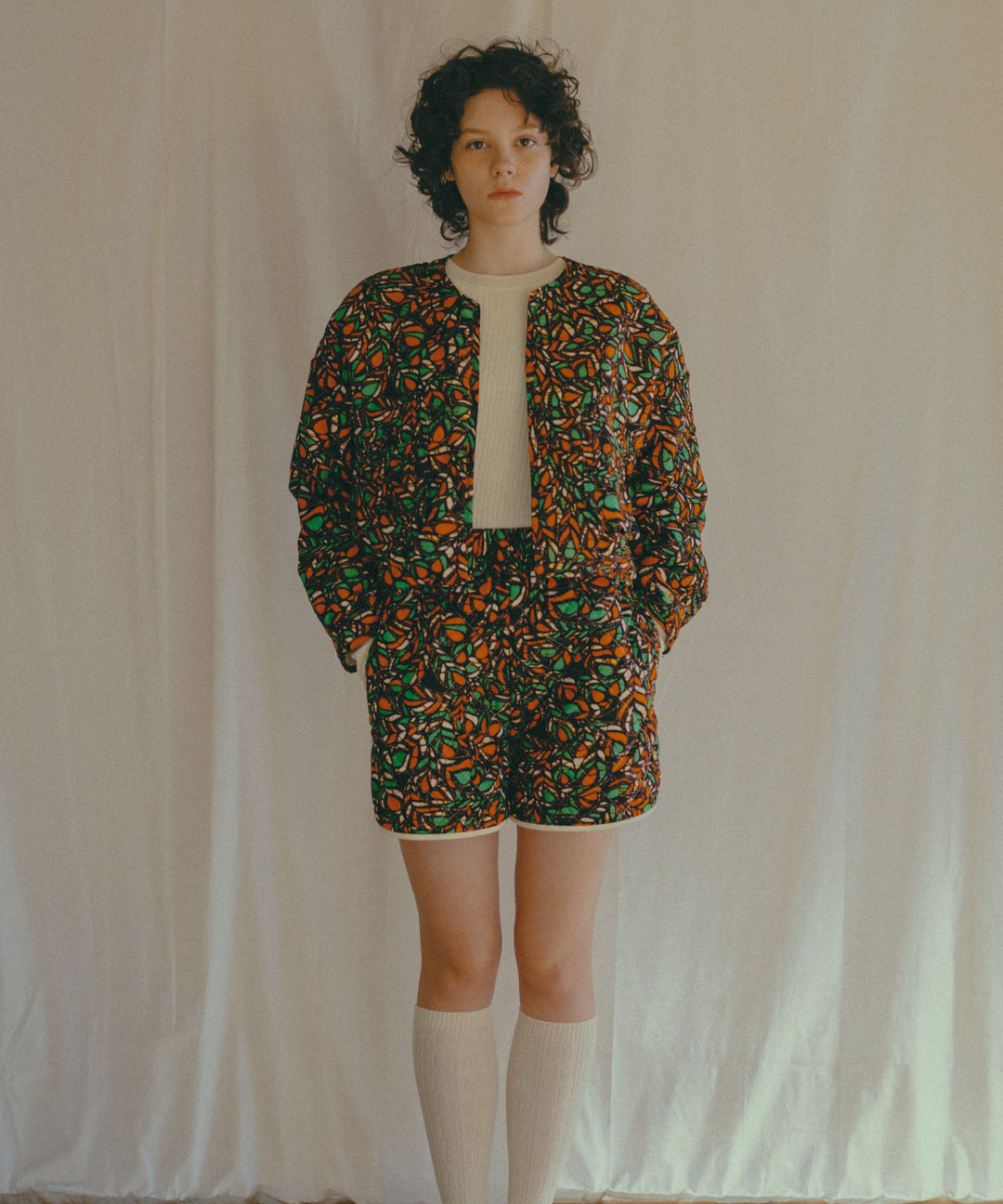 AFRICA REVERSIBLE PADDED SHORT BLOUSON