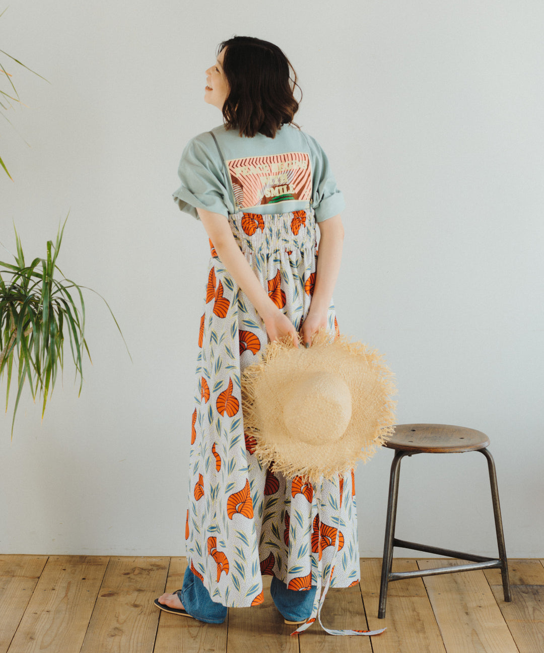 Africa Scallop Dress