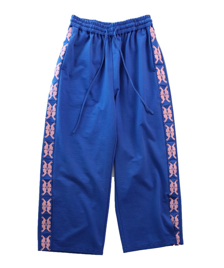 lucky charm motif Jersey line pants