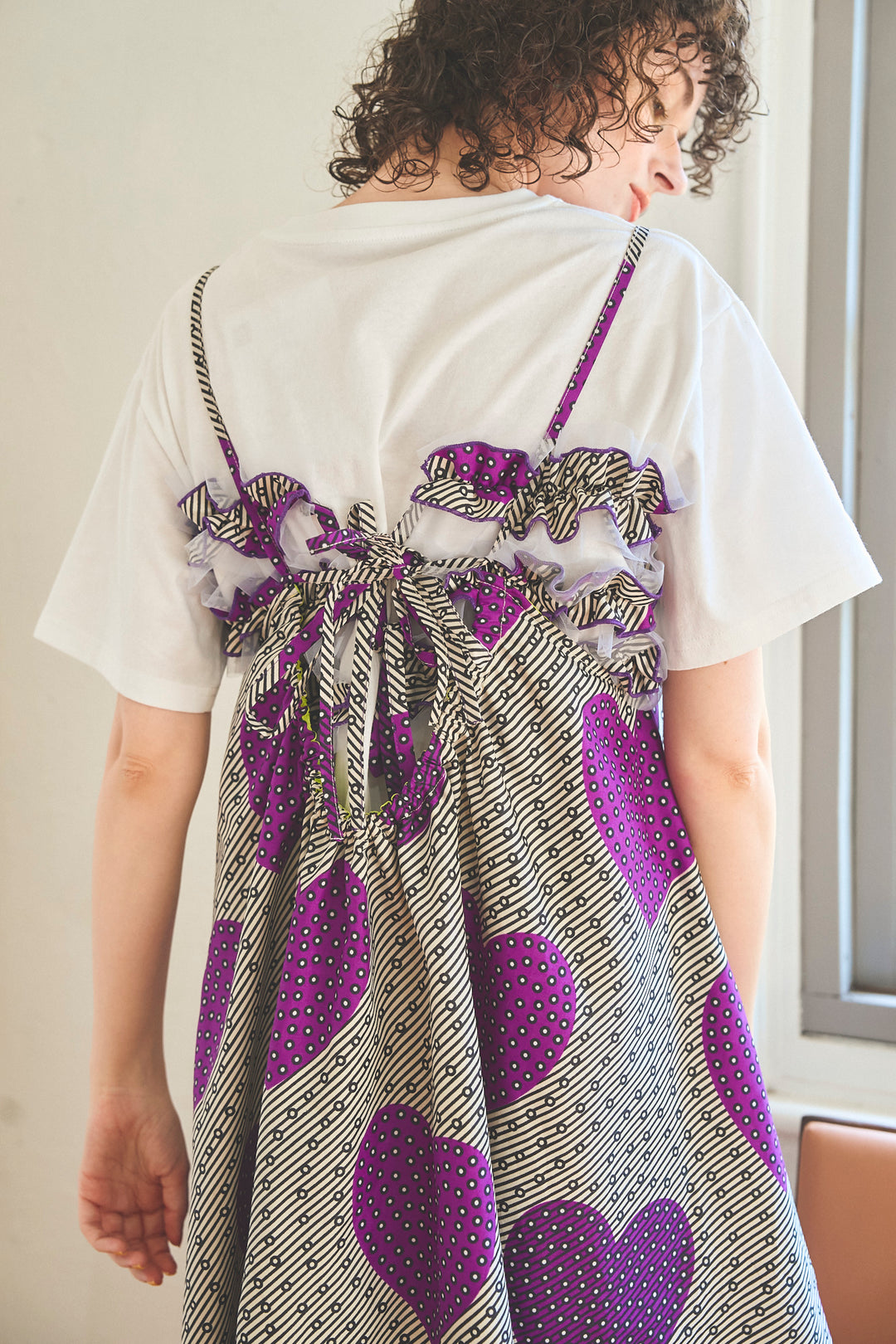 Africa camisole mini dress
