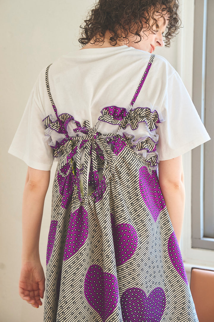 Africa camisole mini dress