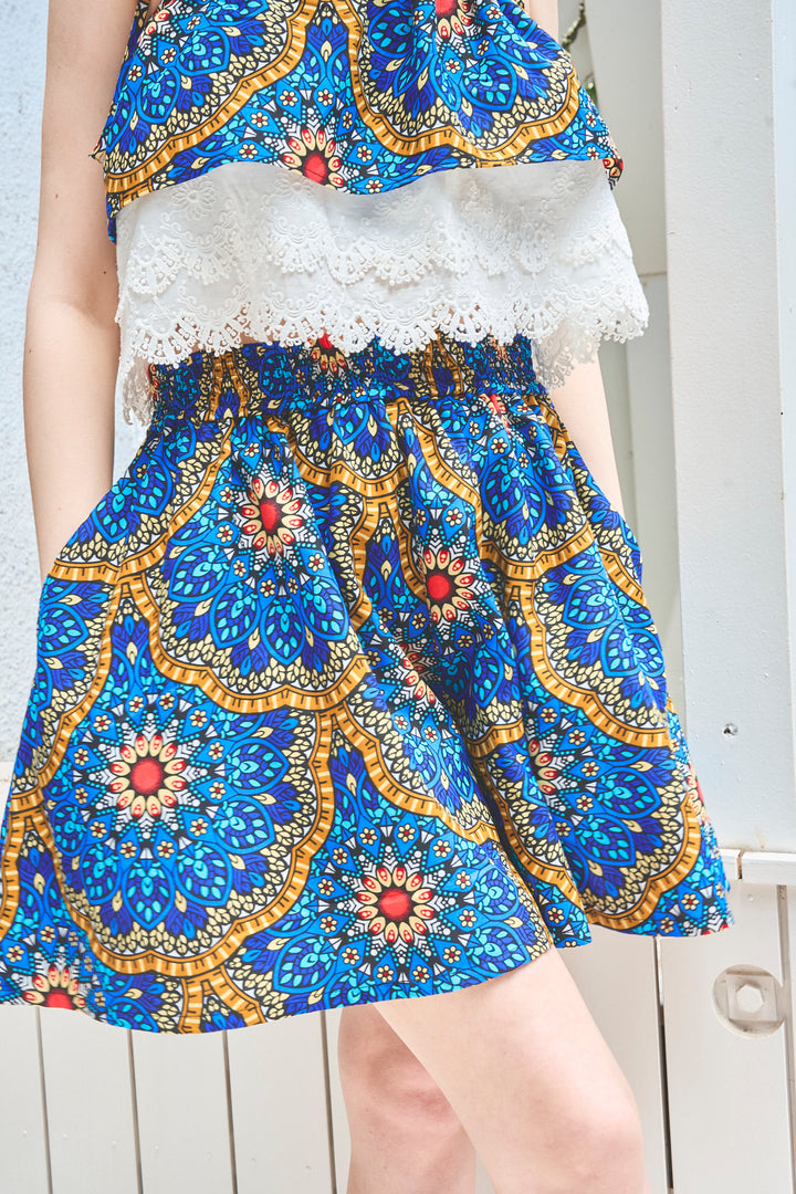 multiway lace bustier & short pants