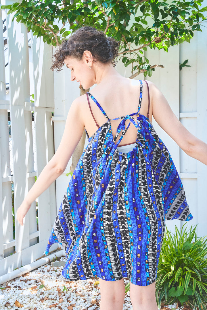 Africa camisole mini dress