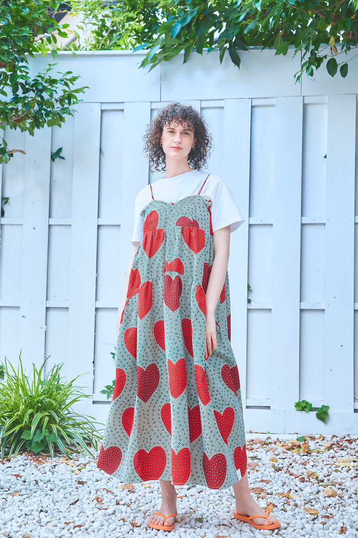 Africa tiered cami dress -3
