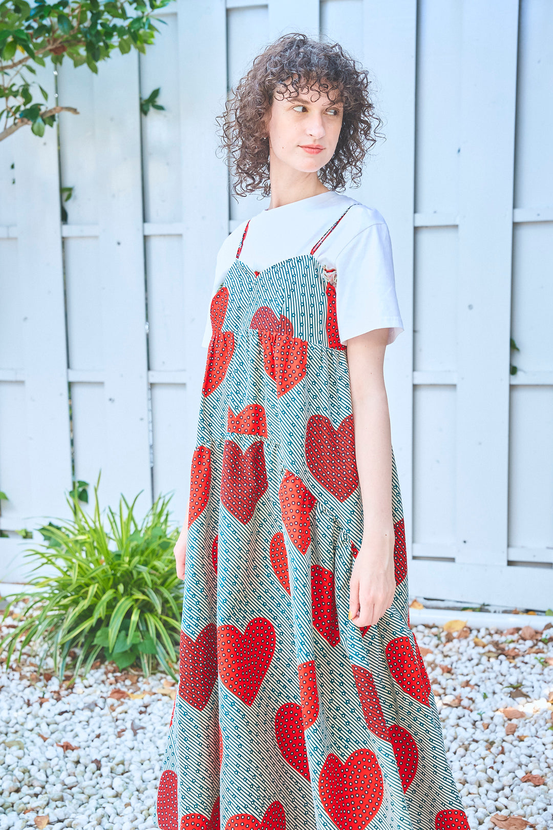 Africa tiered cami dress -3
