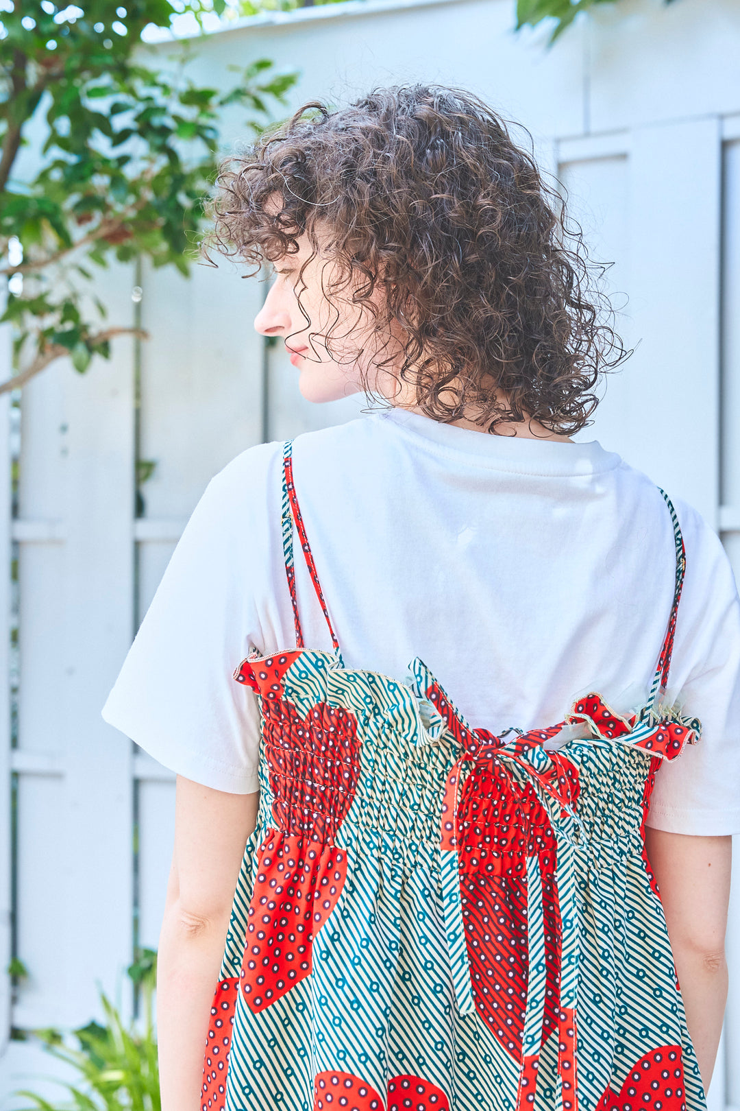 Africa tiered cami dress -3