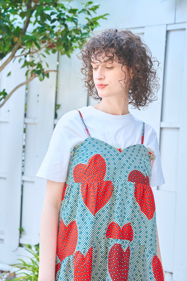 Africa tiered cami dress -3