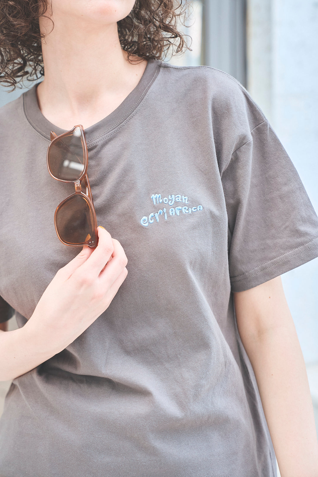 SOUPバックパッチ刺繍T-shirt