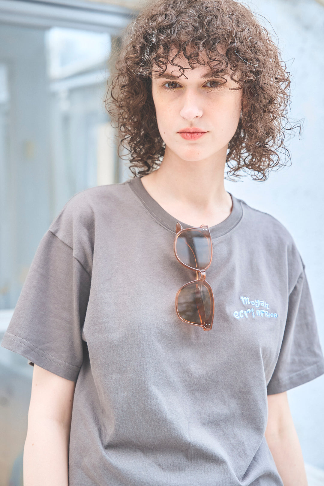 SOUPバックパッチ刺繍T-shirt