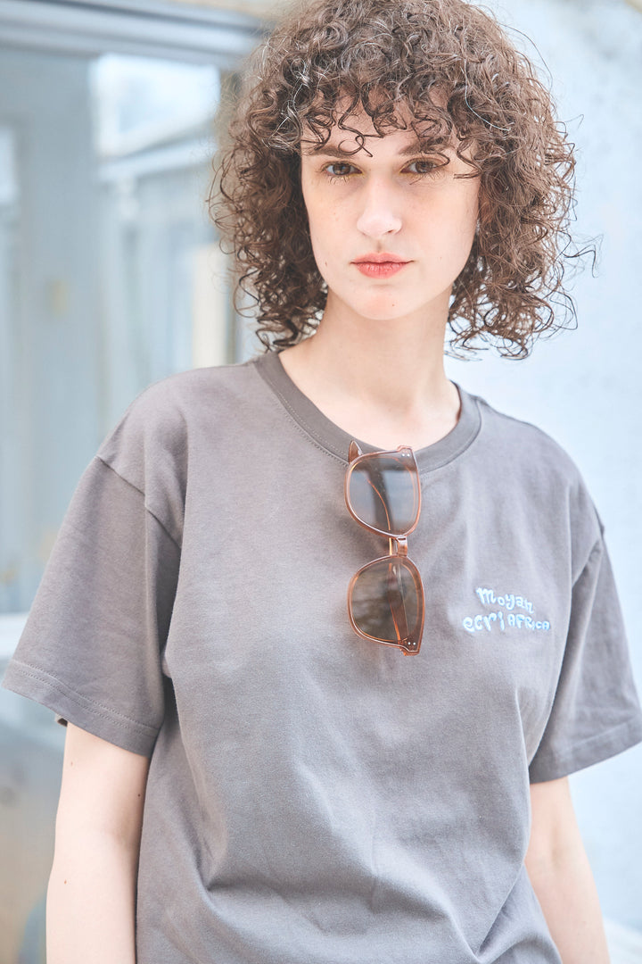 SOUPバックパッチ刺繍T-shirt