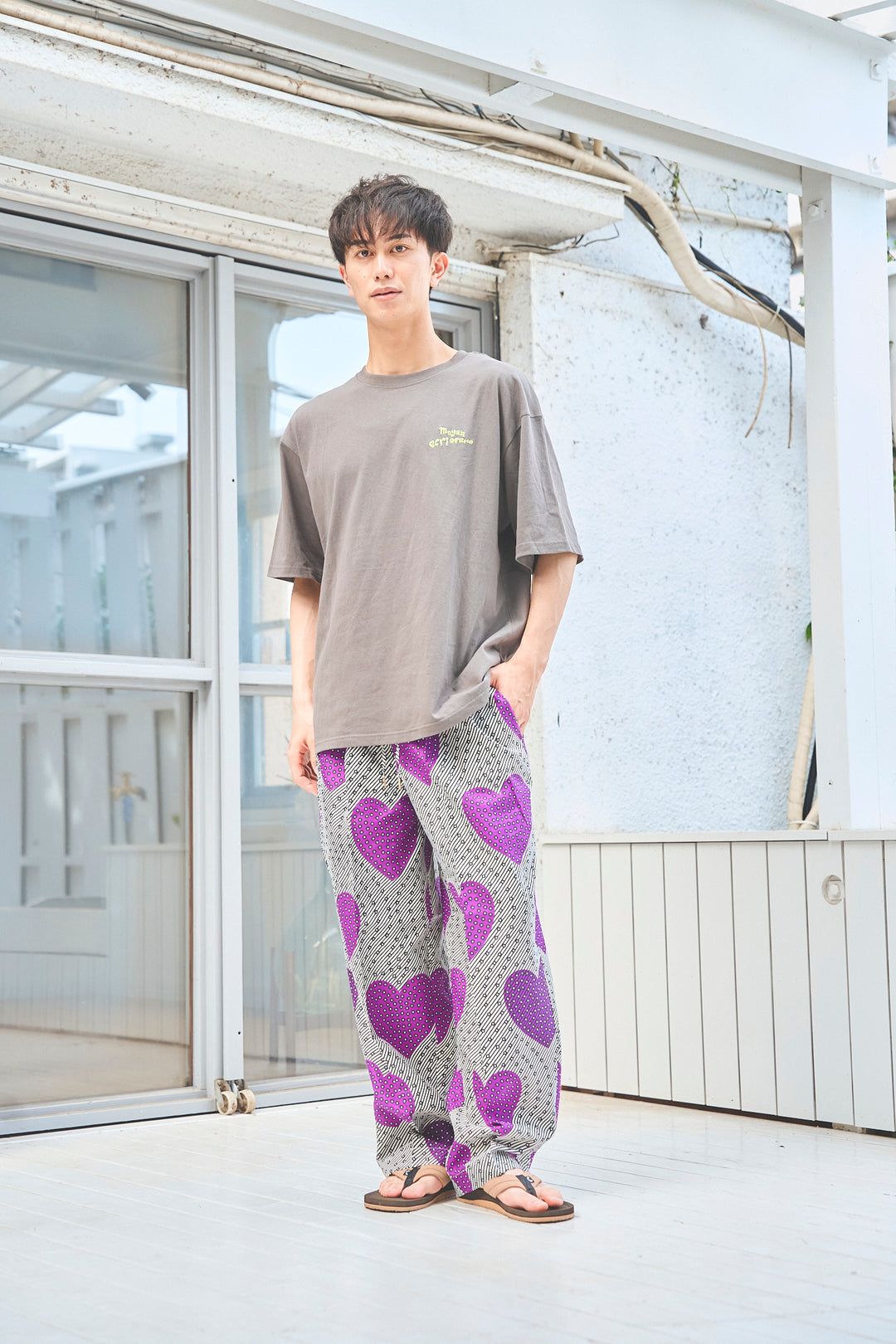 Africa easy tuck pants-4