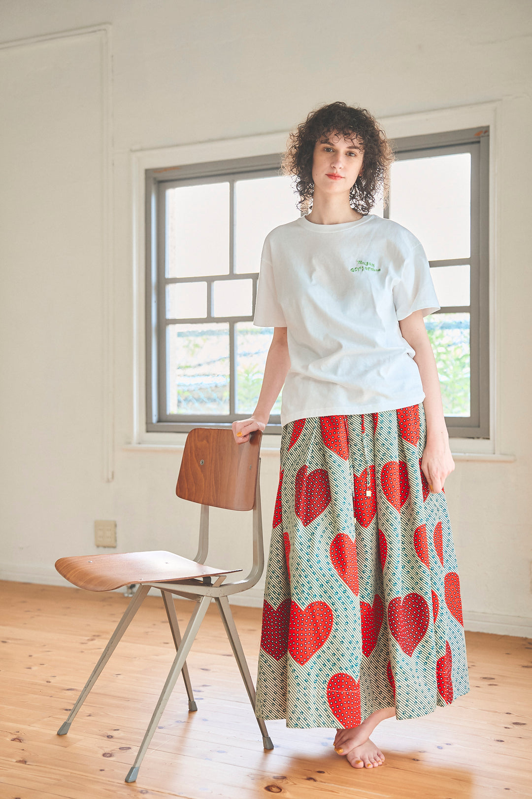 SOUPバックパッチ刺繍T-shirt