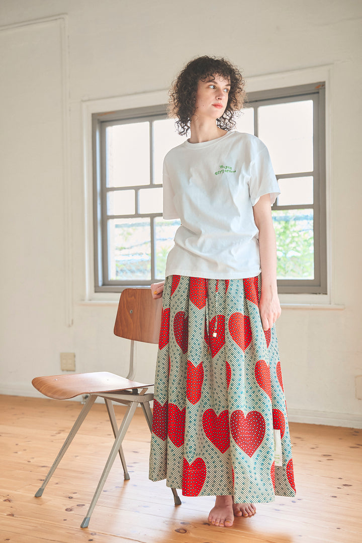 Africa tuck flare skirt -9