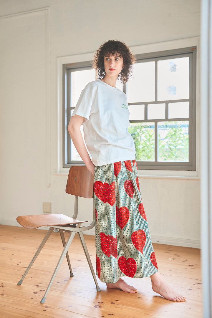 Africa tuck flare skirt -9