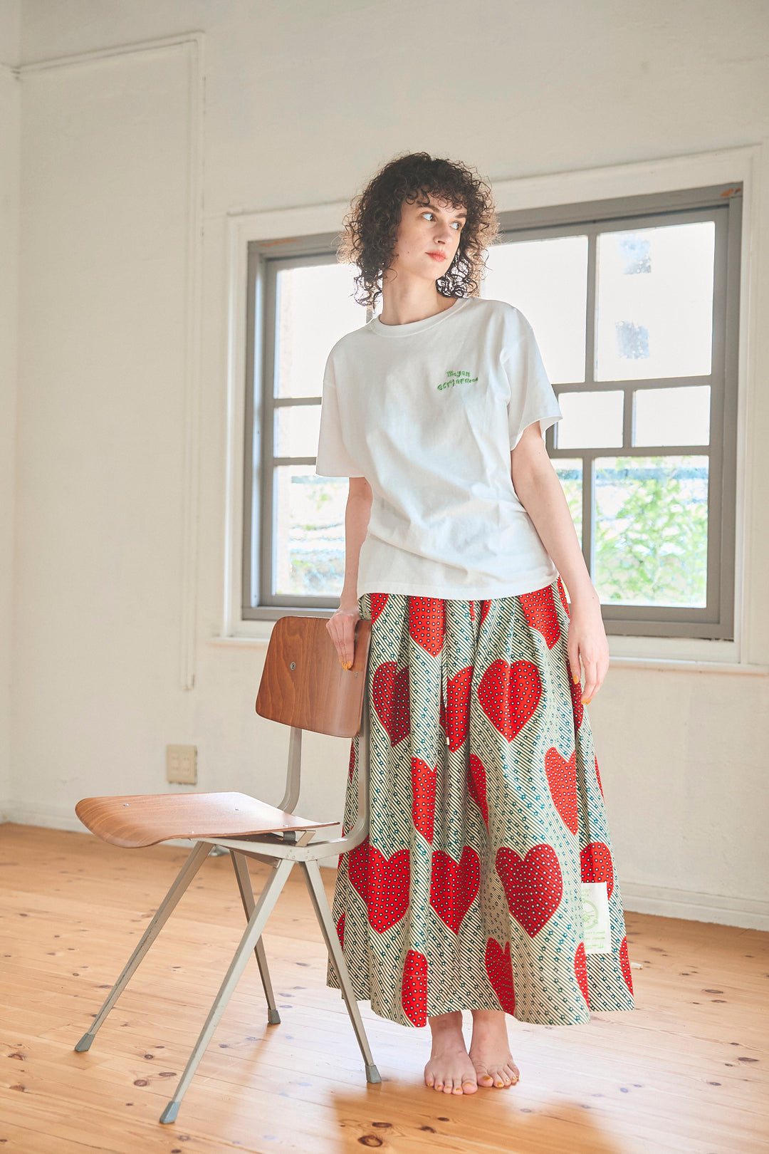 Africa tuck flare skirt -9