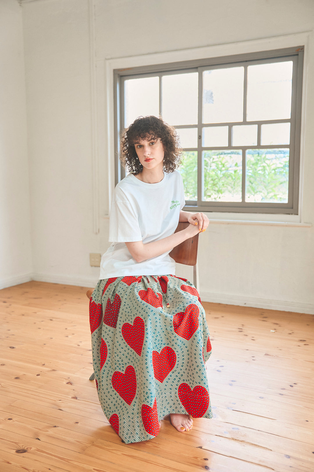Africa tuck flare skirt -9