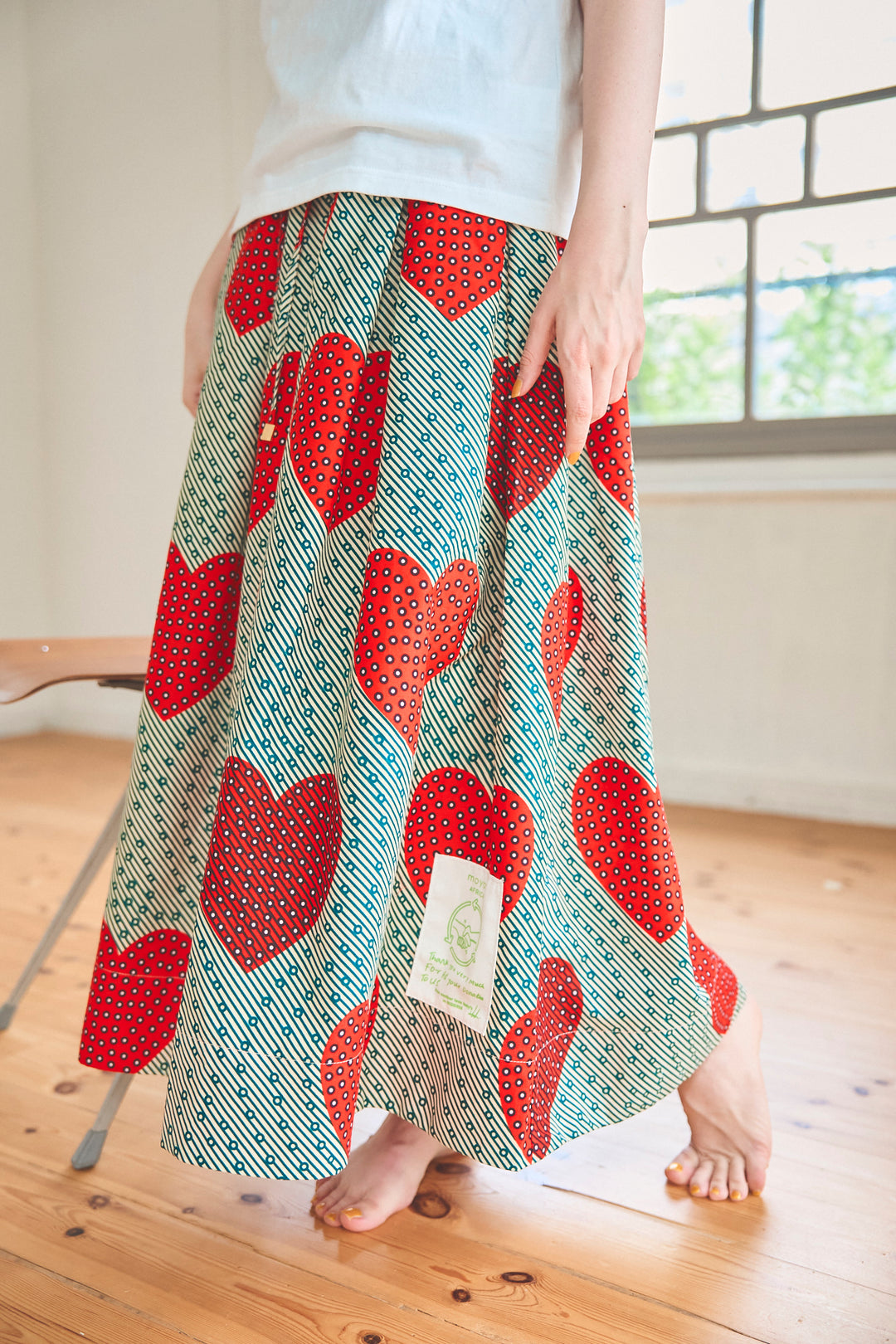 Africa tuck flare skirt -9