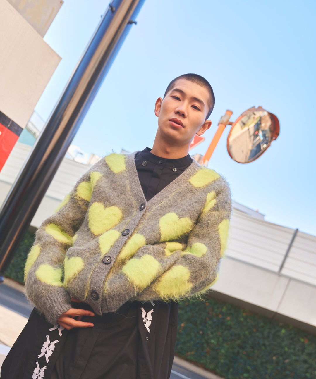 LOVE BOMB BRUSHED KINT CARDIGAN
