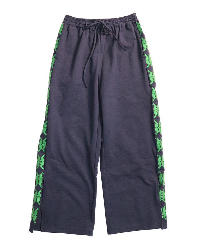 lucky charm motif Jersey line pants