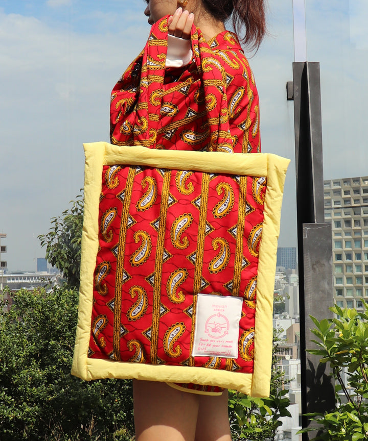 AFRICAN PUFF TOTE BAG
