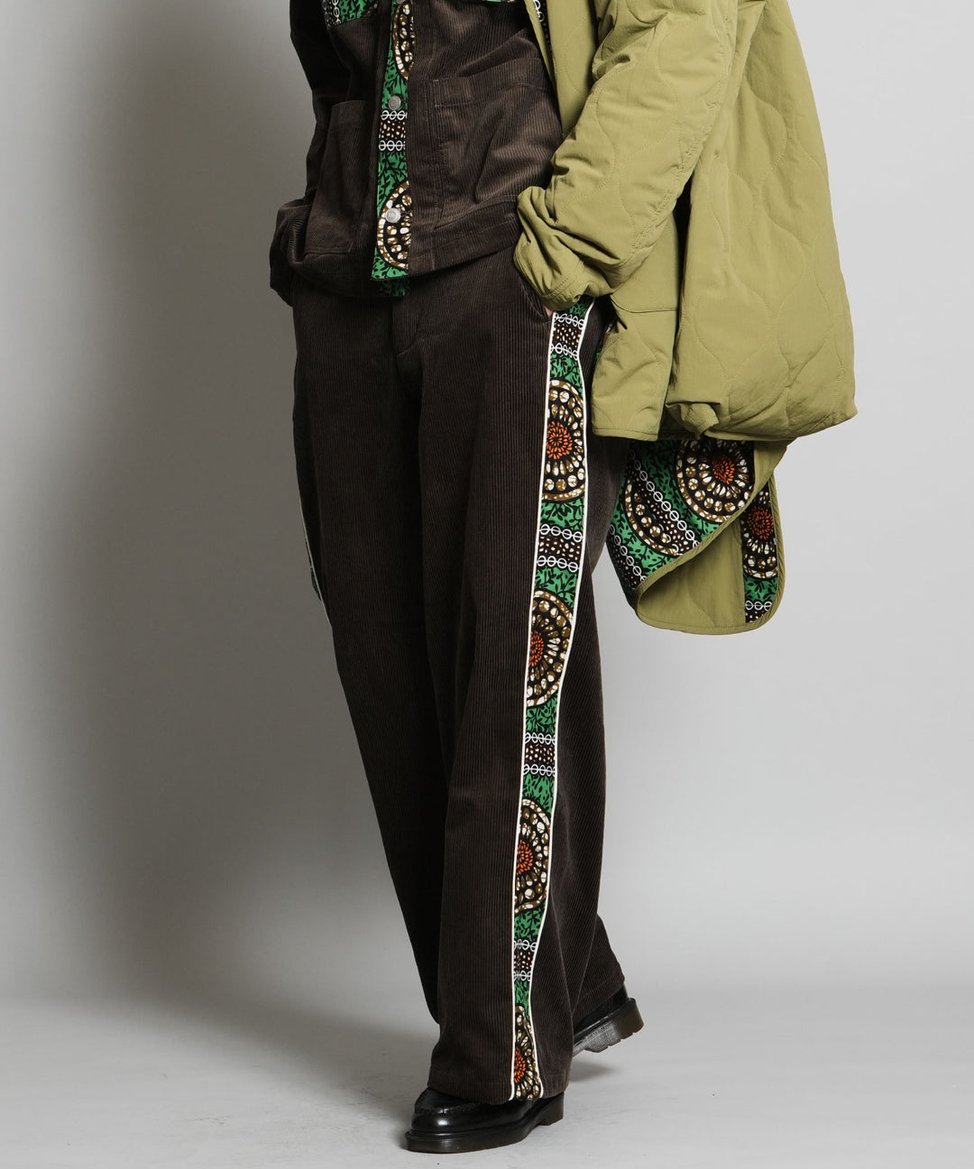 CORDUROY SIDE LINE PANTS