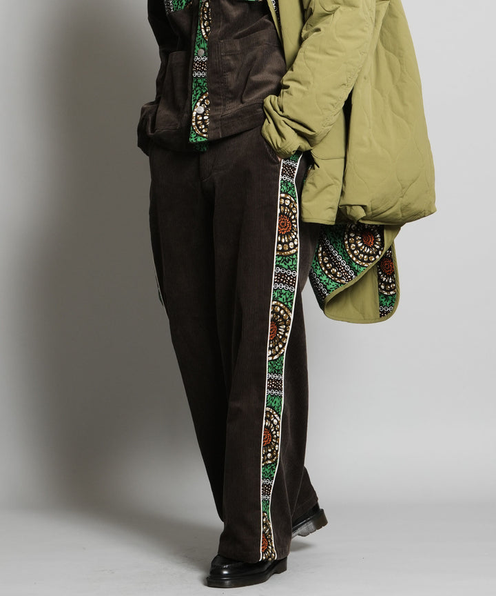 CORDUROY SIDE LINE PANTS