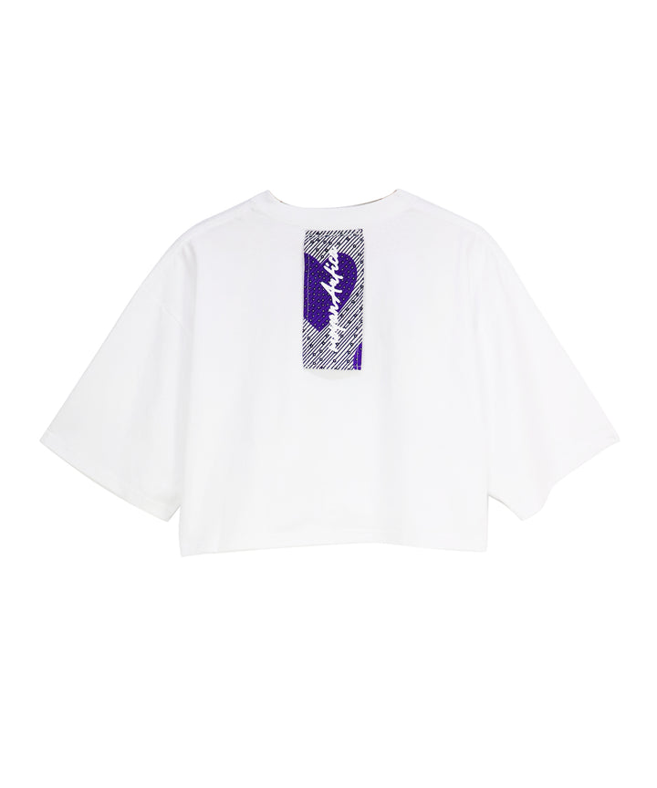 message illustration short T-shirt
