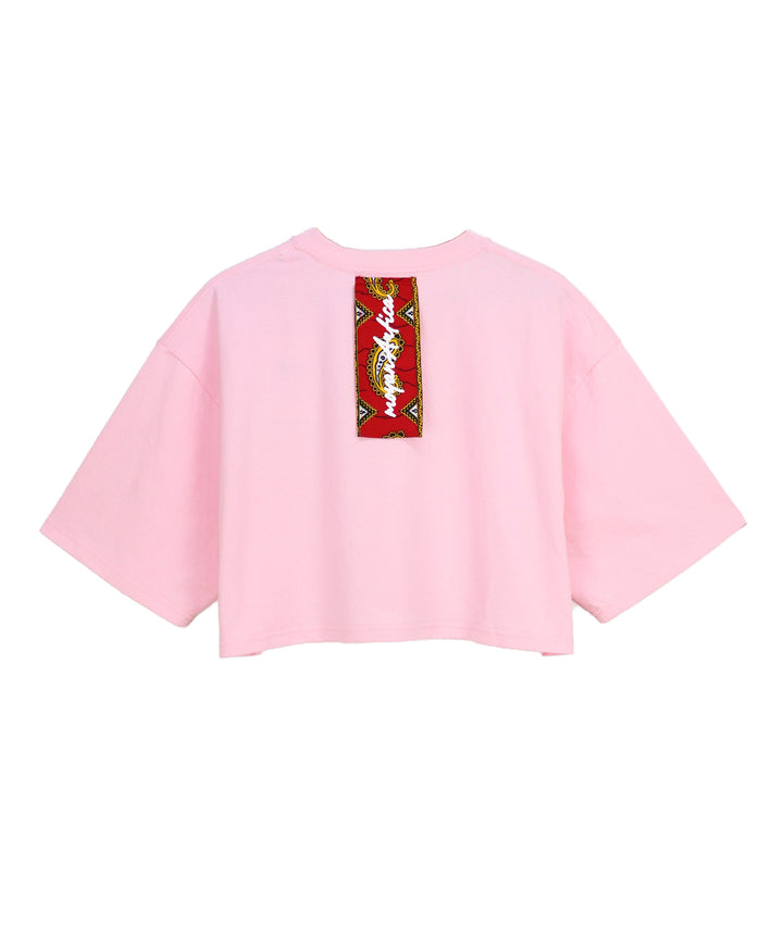 message illustration short T-shirt
